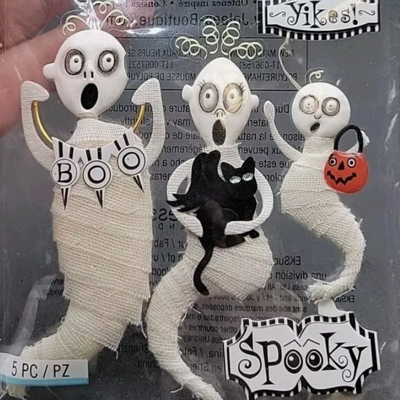 ⭐️ $10 - JOLEE'S BOUTIQUE GAUZE WRAPPED MUMMY HALLOWEEN STICKER SET - RARE! - Picture 5 of 7